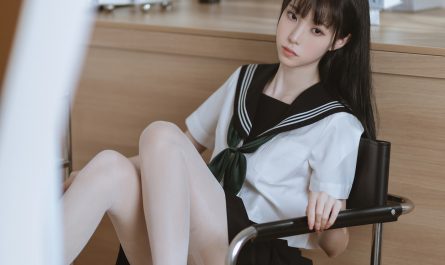 cosplay-许岚lan-白丝水手服
