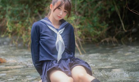 cosplay-nagisa魔物喵-–-川で水遊び-set.02