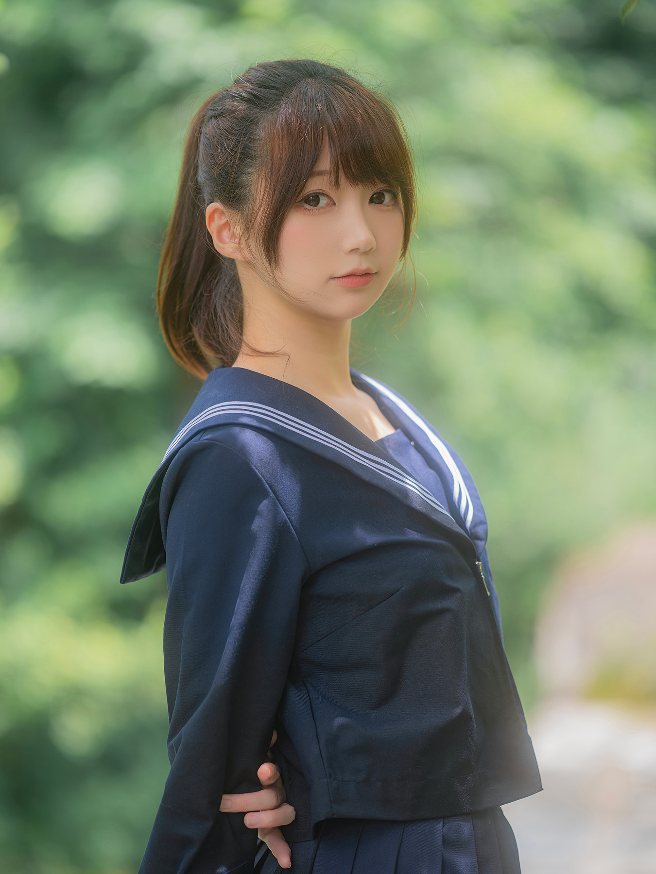 Cosplay Nagisa魔物喵 – 川で水遊び Set.01