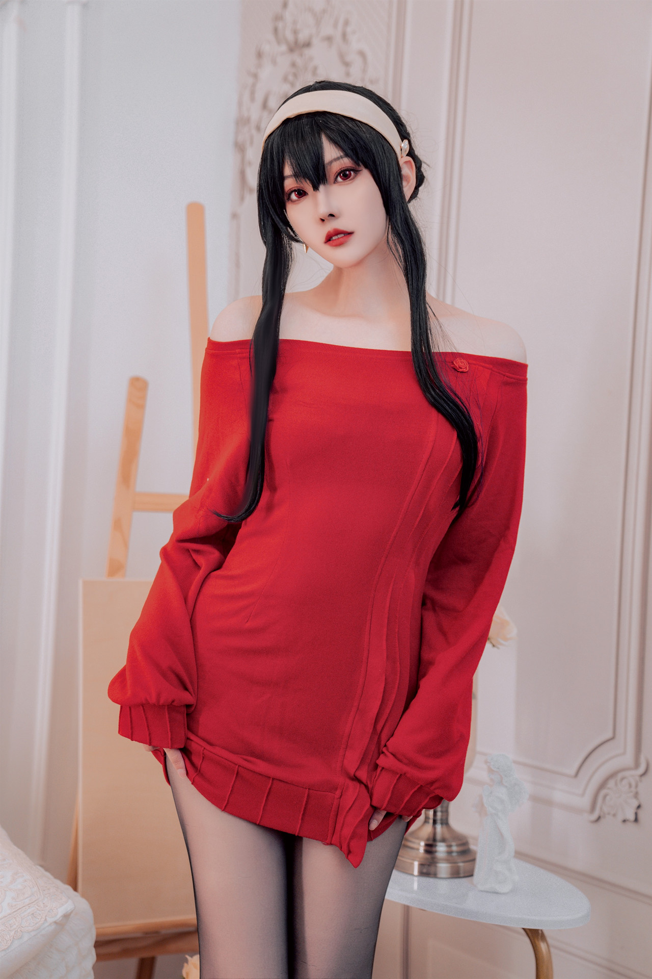 Cosplay Natsuko夏夏子 – 约尔毛衣