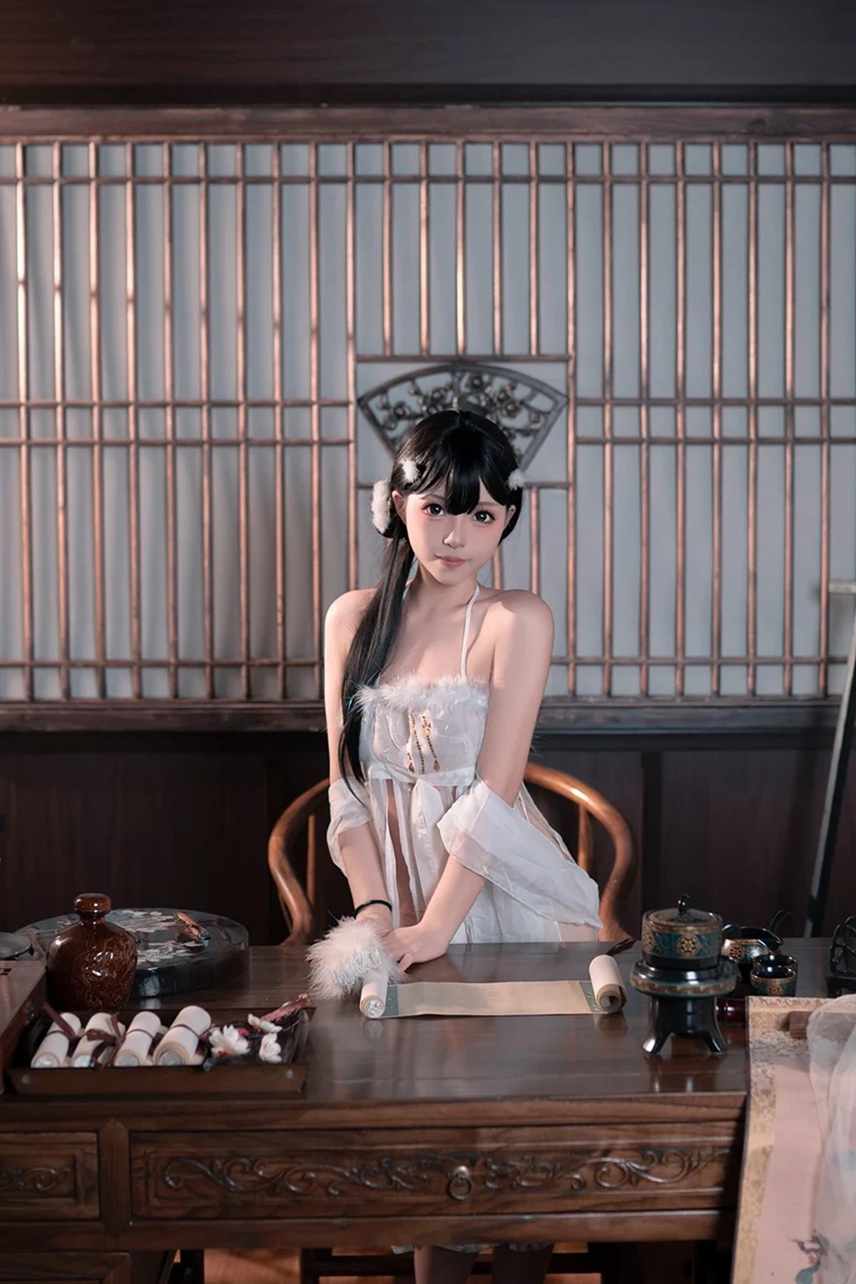 Cosplay Bangni邦尼 – 古风兔子精