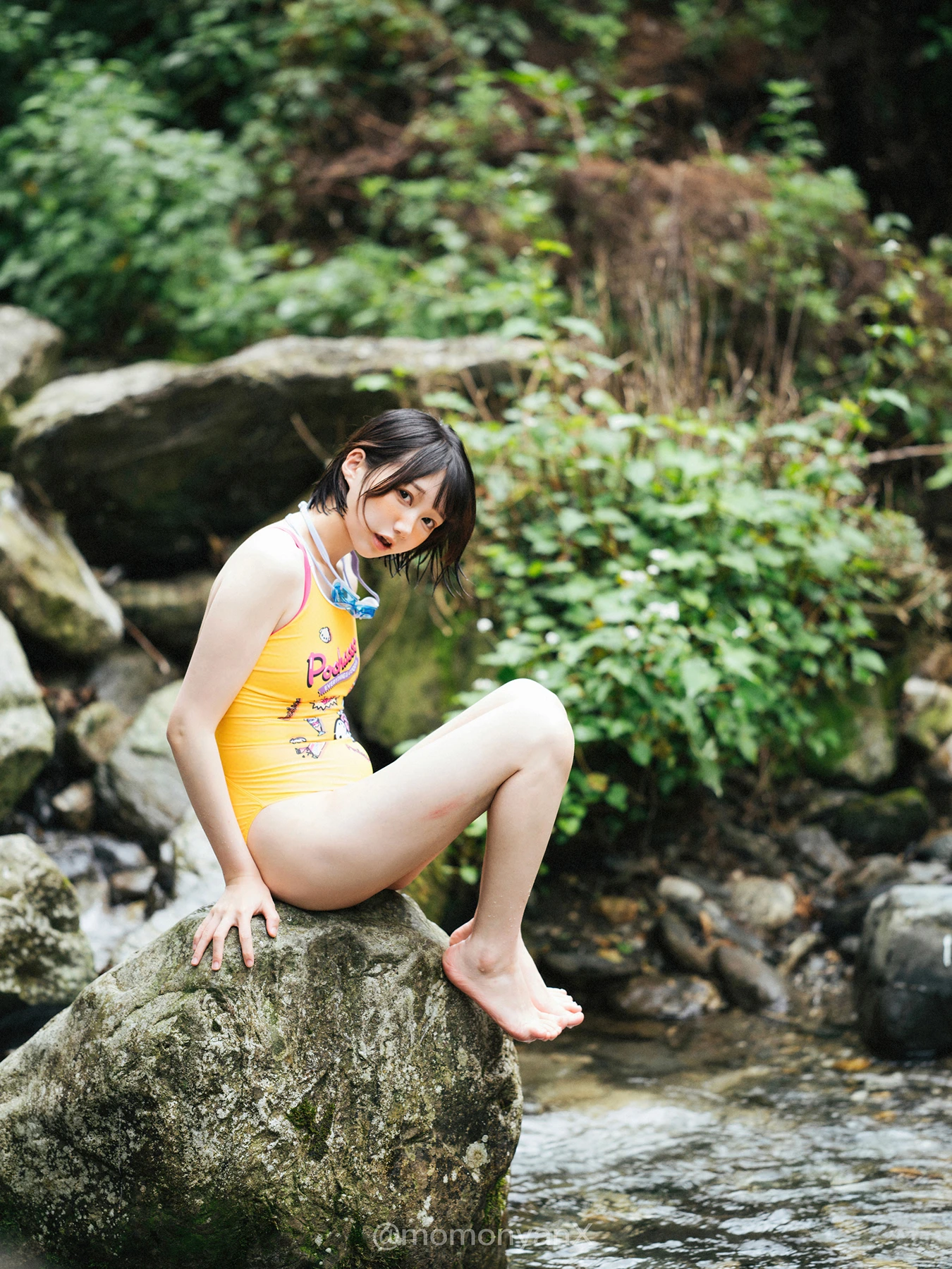 Shizuku しずく, 写真集 Fantia 原魔物喵 「夏の小川」 Set.02