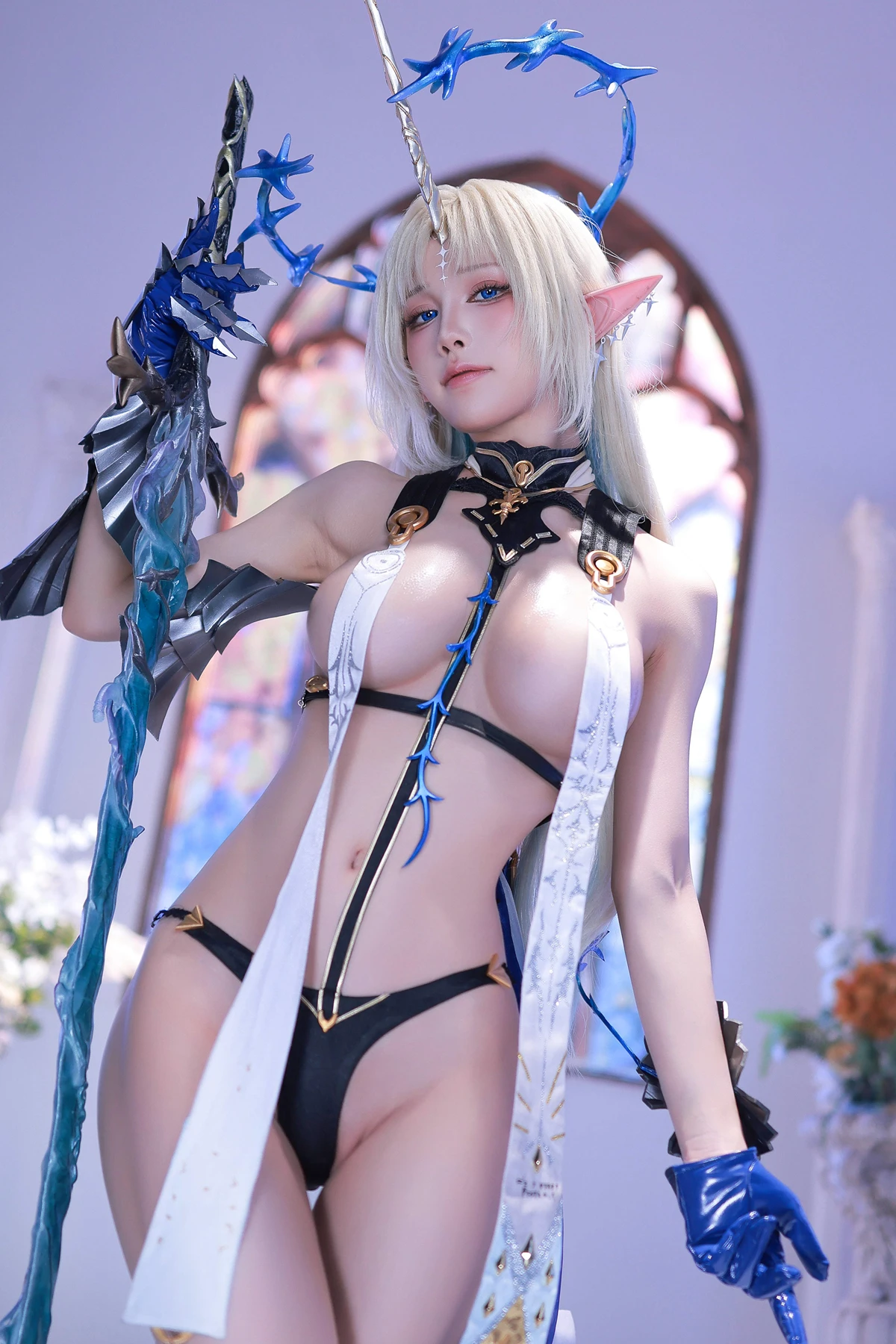 Cosplay 水淼Aqua – 卡提西娅 Fleurdelys Set.02