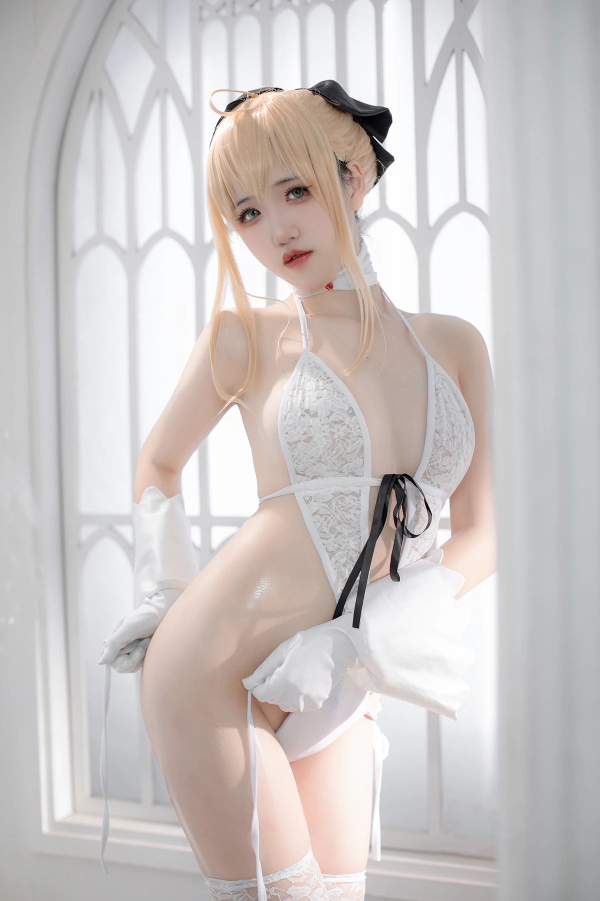 Cosplay 阿薰kaOri – FGO 白Saber