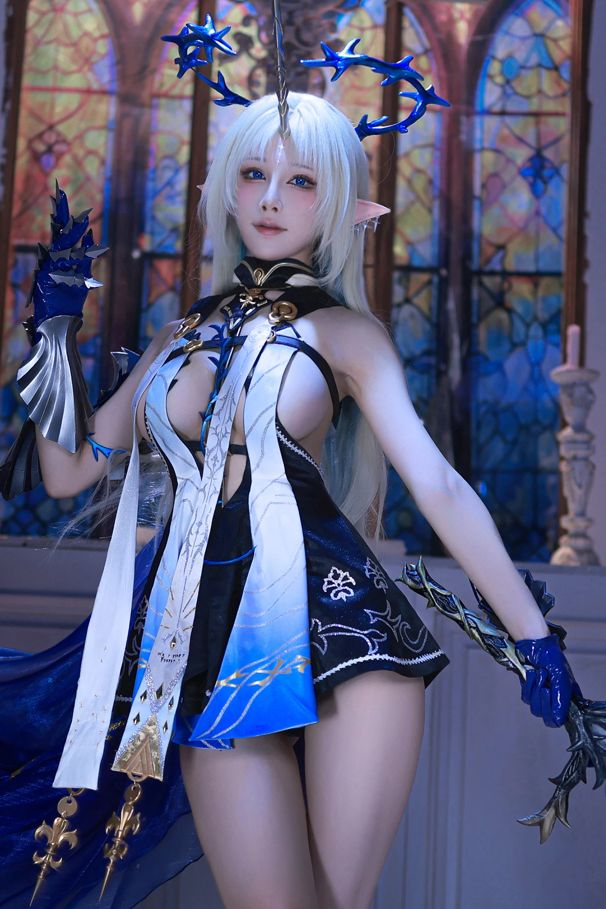 Cosplay 水淼Aqua – 卡提西娅 Fleurdelys Set.01