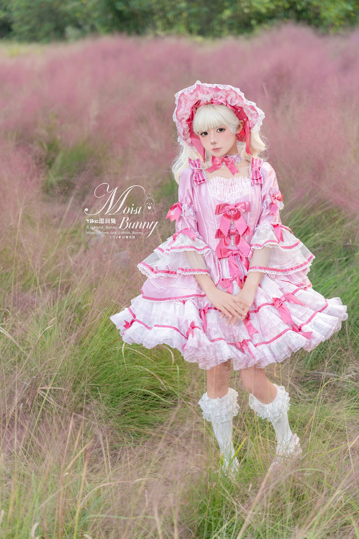 Cosplay 黏黏团子兔 – 丝绒粉黛