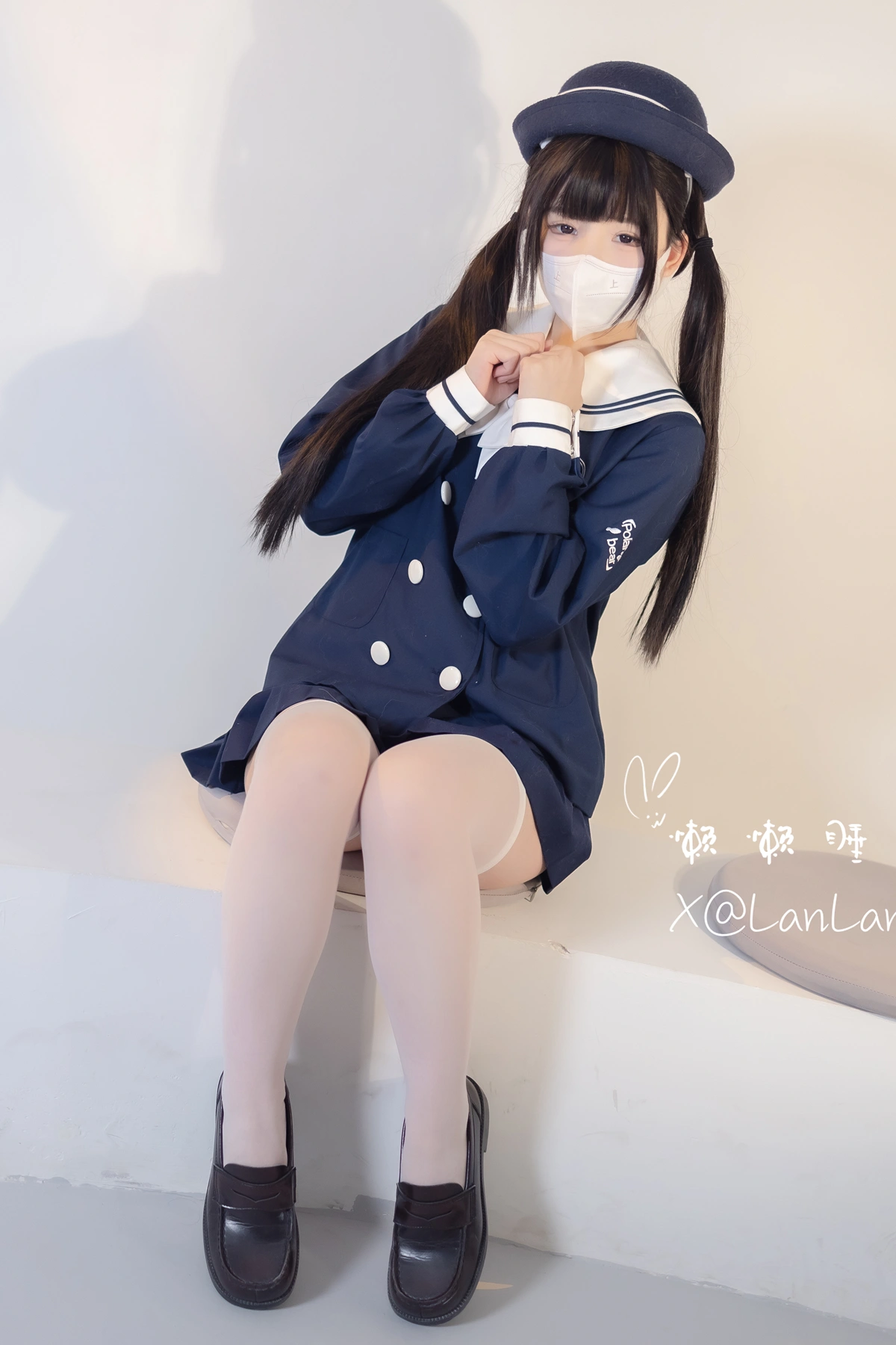 Cosplay 懒懒睡不醒 – 合法萝莉美少女捆绑白丝jk