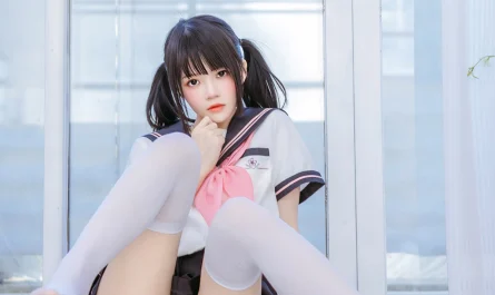 cosplay-桜桃喵-–-雪糕