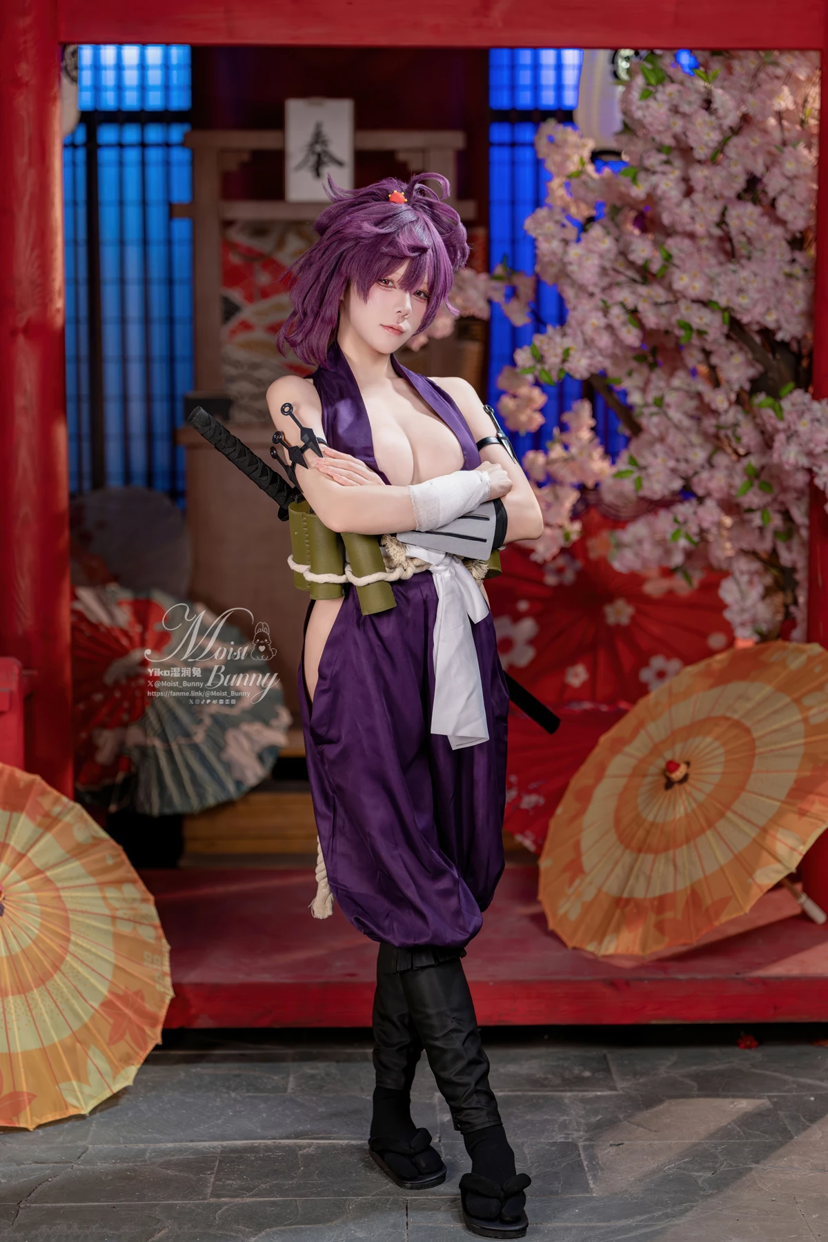 Cosplay 黏黏团子兔 – 地狱乐 杠