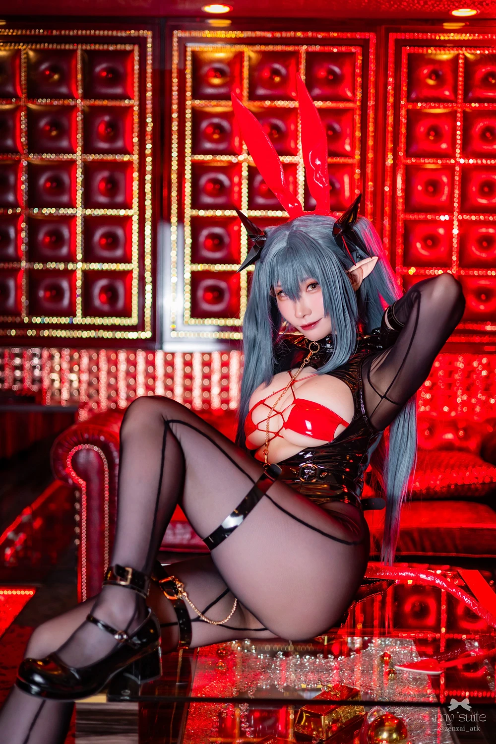 Cosplay Atsukiあつき – 碧蓝航线  莫加多尔＆雷根斯堡 Set.04