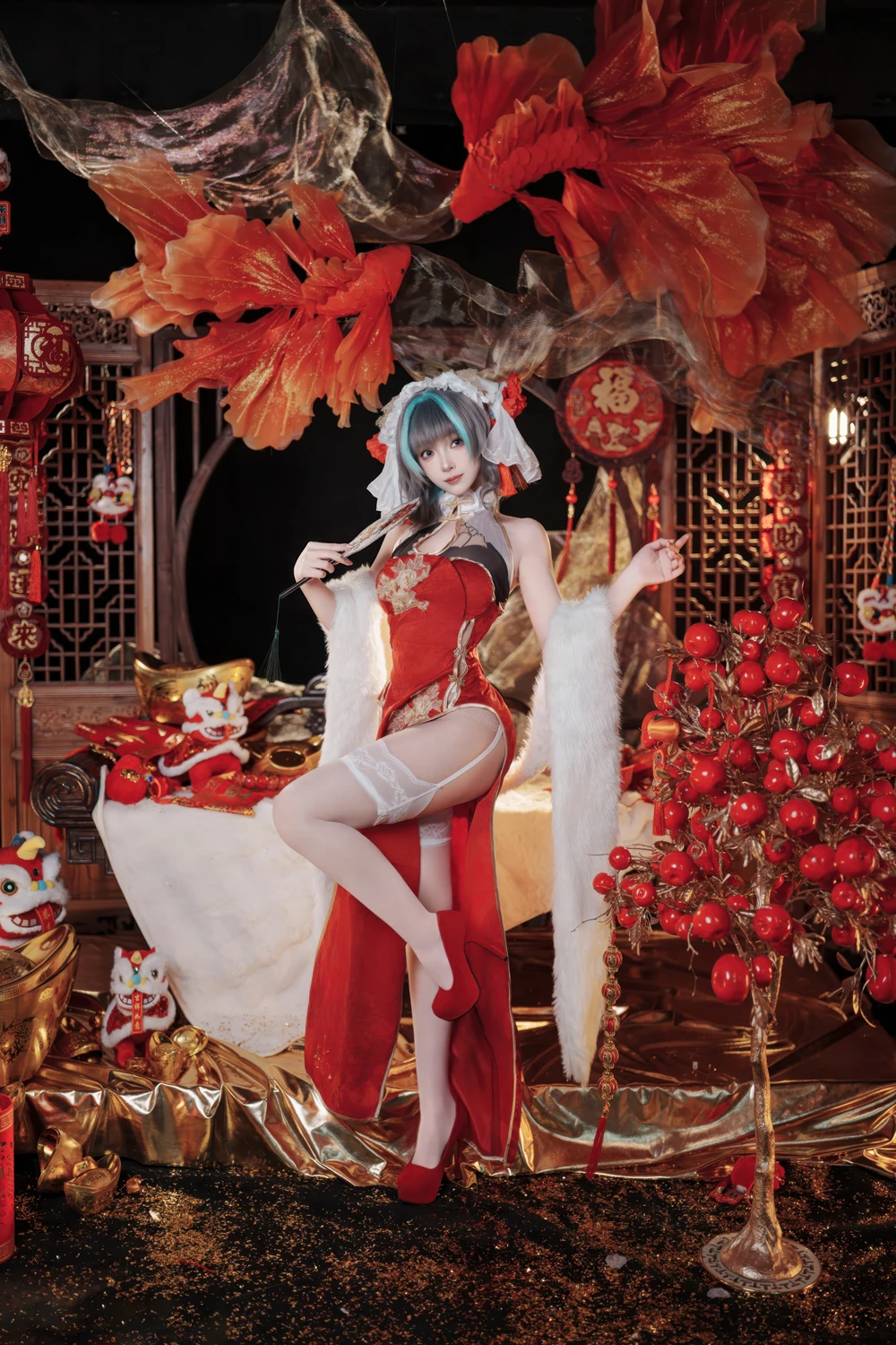 Cosplay Bangni邦尼 – 新春柴郡